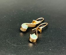 earrings - yellow gold Au 750