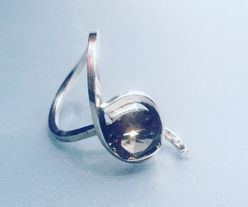 ring - silver Ag 925 - quartz